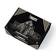 Load image into Gallery viewer, MOKA 6 Cup BLACK + 2 MUGS BLACK STAR EDITION SET