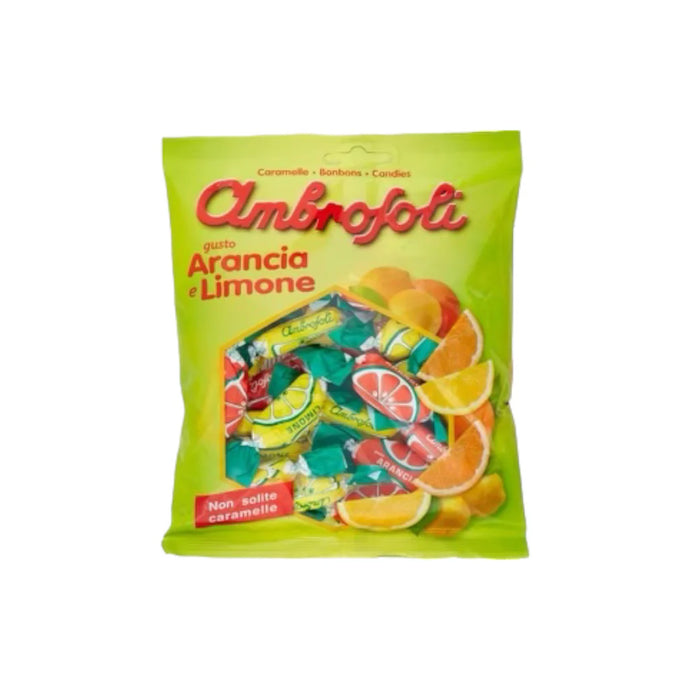 AMBROSOLI SPICCHI ORANGE LEMON CANDY 150g