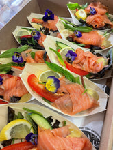Load image into Gallery viewer, FRESH SMOKED SALMON CANAPES&#39;
