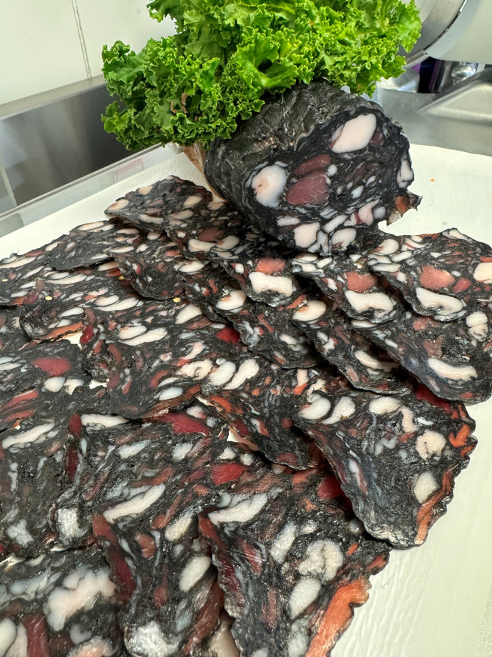 SQUID INK TRUFFLE SALAMI SLICED