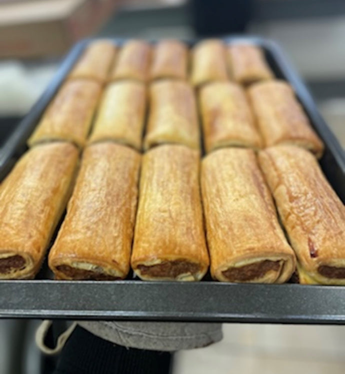 WARM INDIVIDUAL SAUSAGE ROLLS