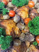 Load image into Gallery viewer, WARM ROAST CHICKEN &amp; MEATBALL PLATTER
