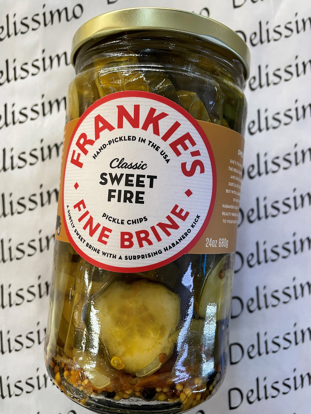 FRANKIE'S SWEET FIRE PICKLE 680g