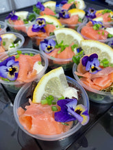 Load image into Gallery viewer, FRESH SMOKED SALMON CANAPES&#39;
