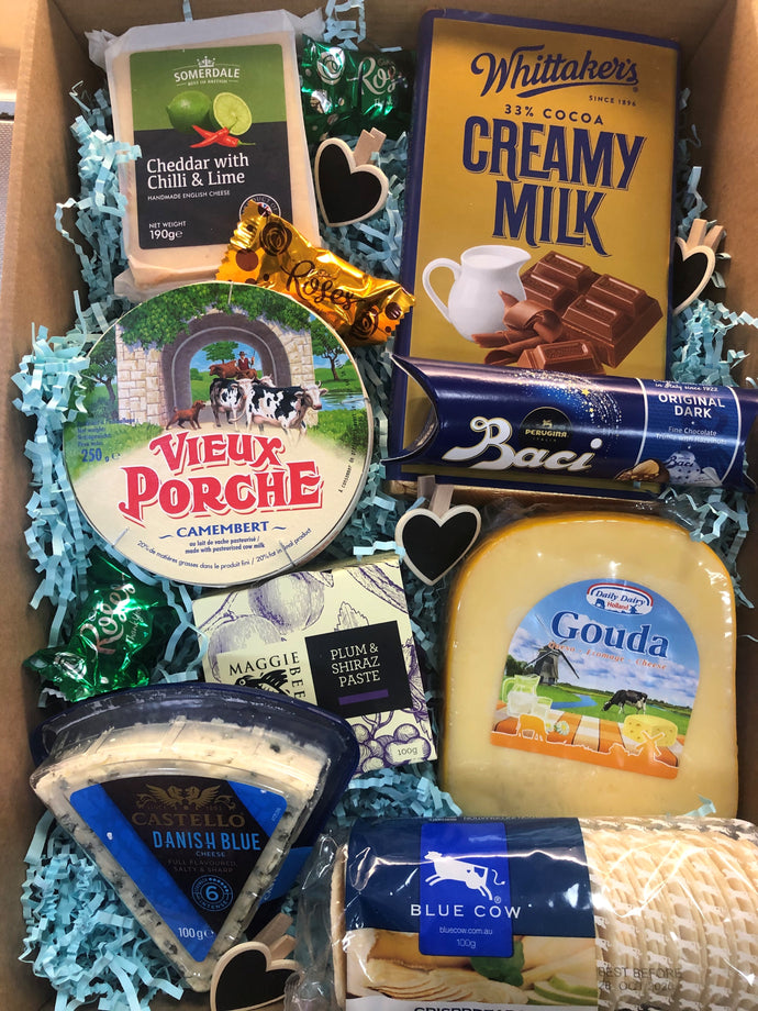 HE'S A CLASSIC CHEESE HAMPER