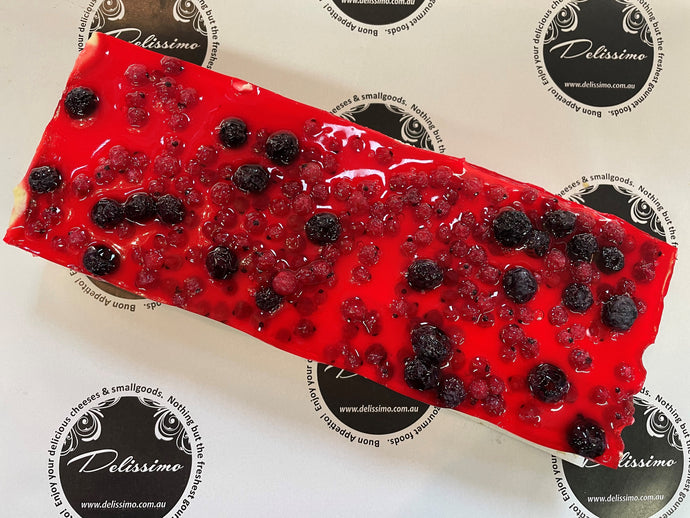 BERRY GLAZE CHEESECAKE SLAB